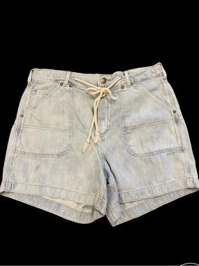 Free People Light Blue Denim Jean Shorts